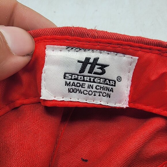 Dodge Motorsports Adults Black Red Baseball Cap Adjustable Snapback Hat - Picture 6 of 10